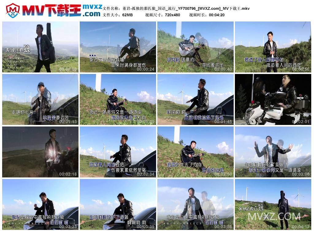 董君-孤独的那匹狼_国语_流行_YF700796